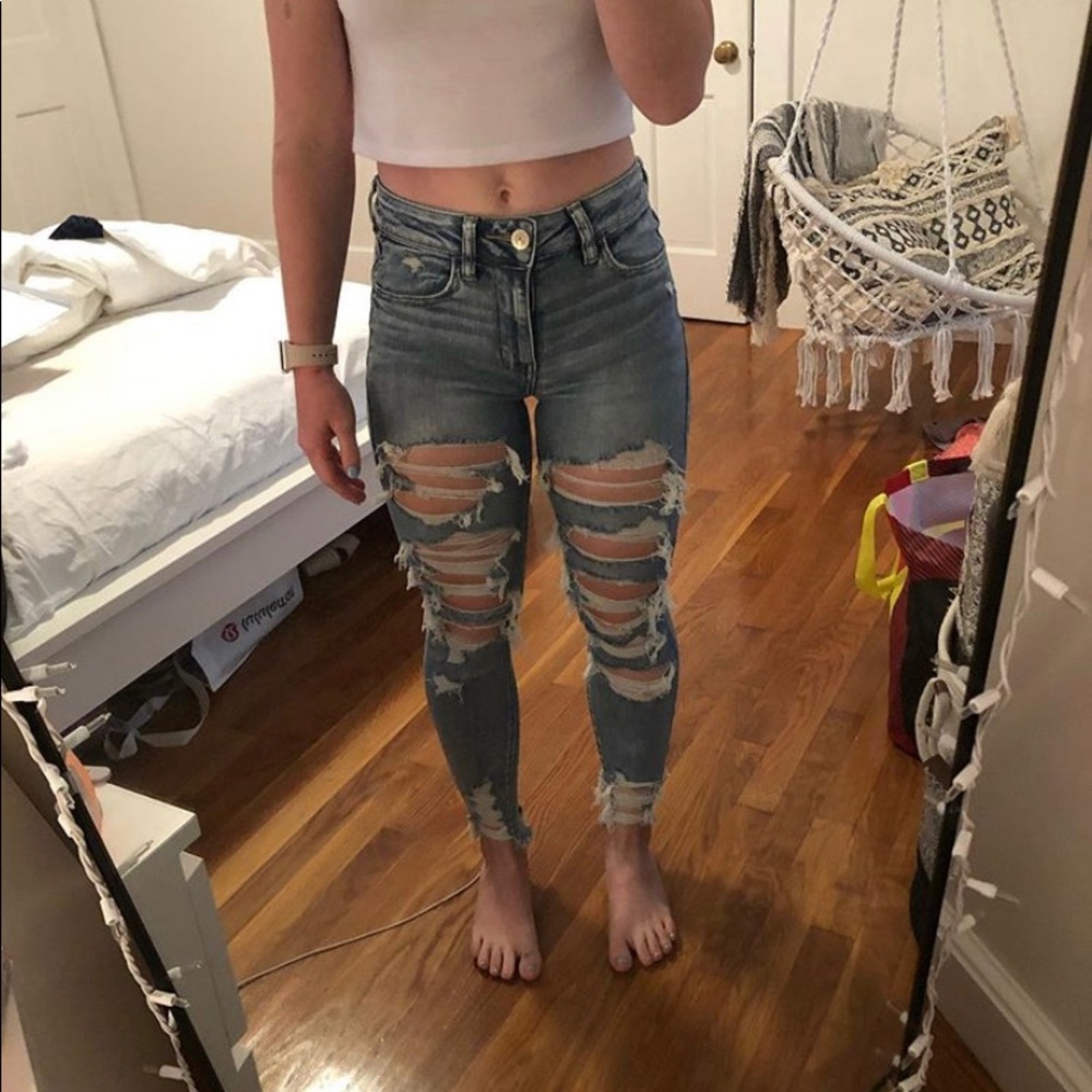 size 4 american eagle jeans